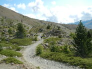 il bel tratto a mezzacosta verso il Lago dei Sette Colori