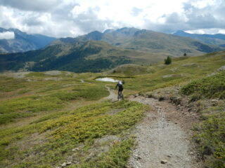 verso il Lago Saurel 2290 m.