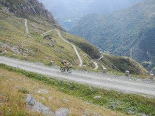 parte alta del percorso