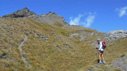 La cresta del Bric di Mezzogiorno