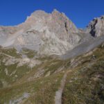 il Monte Oronaye a sx del colle ,dal vallone di salita