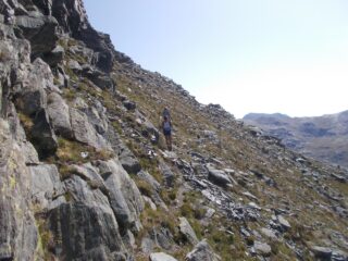 un tratto di traverso dopo il colle Manzol