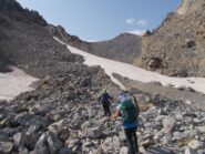 ultimi nevai sotto il Colle Portiola