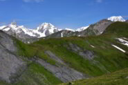 Panorama verso Nord, con il Tormotta sulla dx, dal colletto q.2563