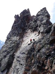 scesi in doppia dalla cima Canzio