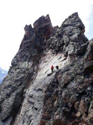 scesi in doppia dalla cima Canzio