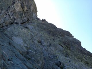 L'evidente diedro di attacco