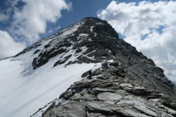 seguendo la cresta non si pesta neve