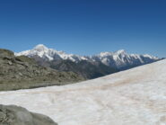 Ancora neve in prossimità del colle