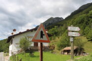 inizio sentiero a Sella Chianzutan