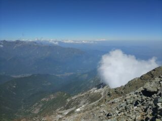 Dalla cima verso nord