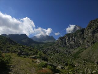 Viso Mozzo e Monviso poco sopra il Pian della Regina