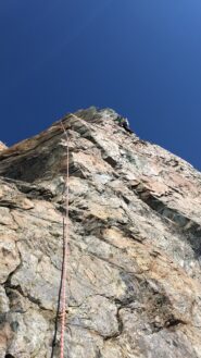 Primo torrione verticale da scalare,ma ben manigliato