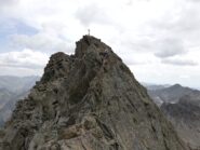 sull'esposta cresta finale