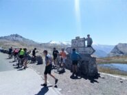 In coda per la foto di rito all'Iseran.