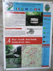 Pannello illustrativo alla partenza
