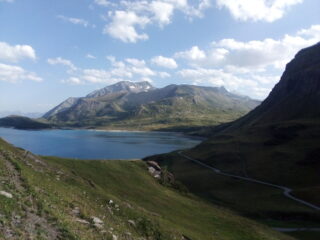 Il lago del Moncenisio.