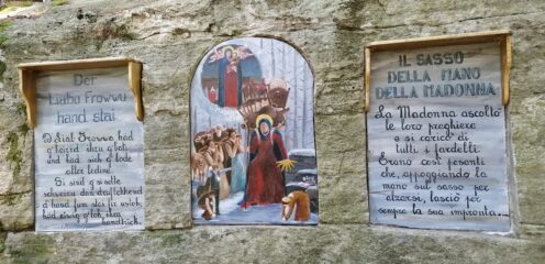 Salendo lungo la mulattiera