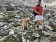 discesa verso il lago della Vecchia