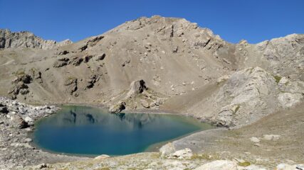 Tete de la Frema e il lago del Vallonasso