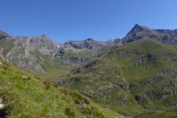 La testata della valle verso nord
