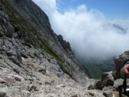 Subito prima dell'attacco alla scala, dall'alto