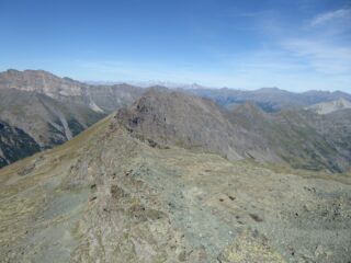 Dalla vetta panoramica verso la Francia.