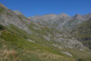 La testata della valle salendo al colle della Croce di Ferro