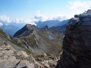 Dalla Punta Fortino panorama verso il Monte Bessanetto.