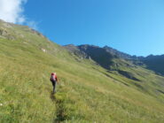 Salendo al colle Pelouse, cima lontanissima