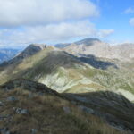 Cima delle Roccate, Bric Conoia e Mongioie visti dal Pizzo d'Ormea