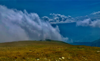 sul sentiero balcone verso il ricovero Ravetto 2.545m