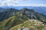 Testa di Menta, Tignolino e Passo di Basagrana visti dalla cima 2301
