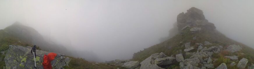 vista dalla Croce Fenera dopo il colle delle Coupe