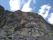 linee sulla parete (tracciati indicativi)