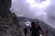 Appena partiti poco sopra gli impianti di  P.so Monte Moro.