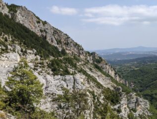Visione di insieme dei settori di arrampicata