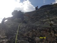 passo chiave penultimo tiro. Davide assicura Chiara