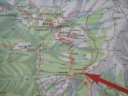 Mappa dell'itinerario