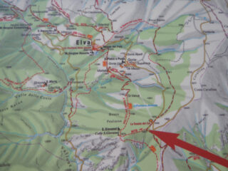 Mappa dell'itinerario