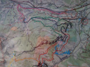 Mappa sentieri in zona