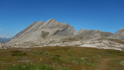 Verso la Breche de Ruine a destra