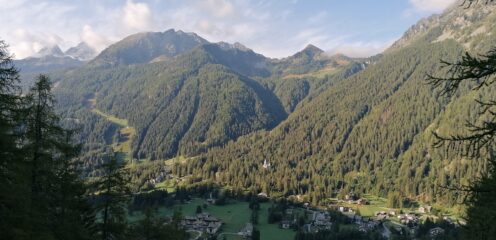 Vista su Gressoney