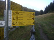 Cartelli in partenza dal Lago di Joux