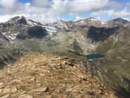 La cresta, l’Arbola e lago Sruer