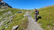 arrivando al Colle della Croce