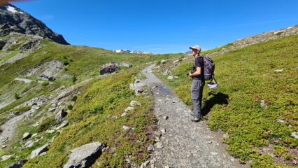 arrivando al Colle della Croce