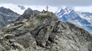 in vista della cima NO del Colmet