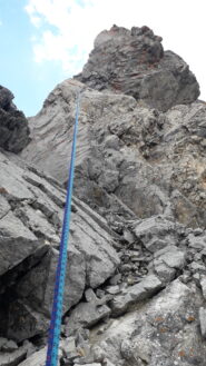 secondi e ultimi 20mt di calata..