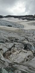 Attacco della seconda parte dell'Isère con numerose crepe